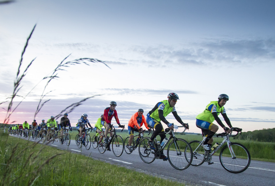 Cyklister på landsväg